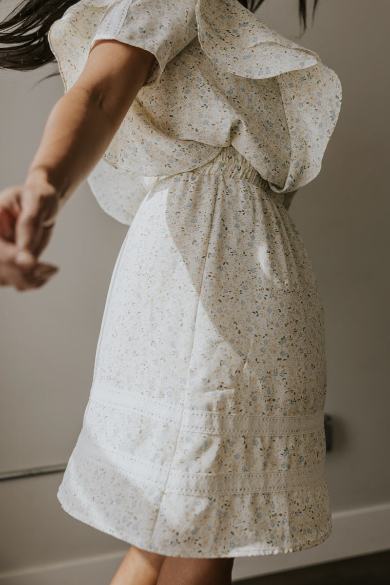 SALT Liliane Lace Trim Detail Skirt