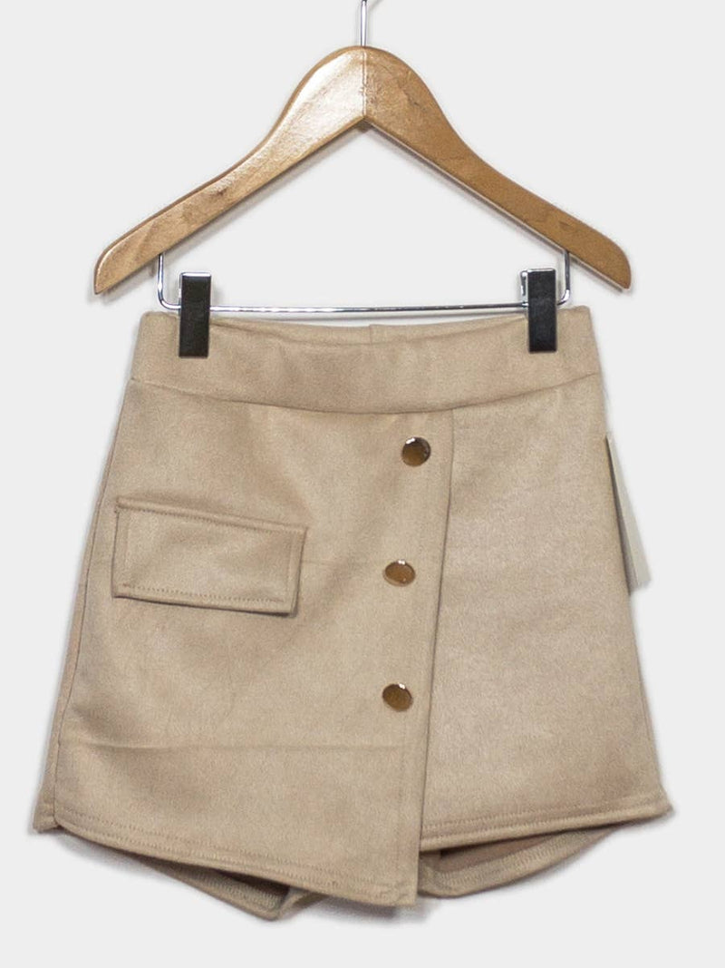 Girls Suede short skirt.