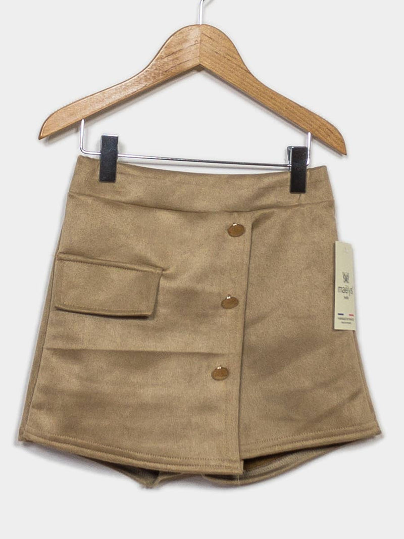 Girls Suede short skirt.
