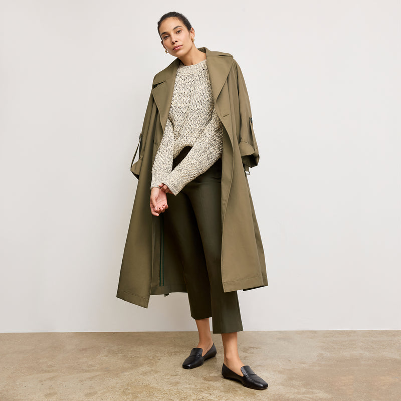 Kick Flare Foster Pant - Eco PowerStretch :: Dark Olive