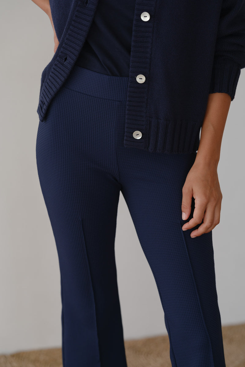 The Box Weave Stretch Kick Flare