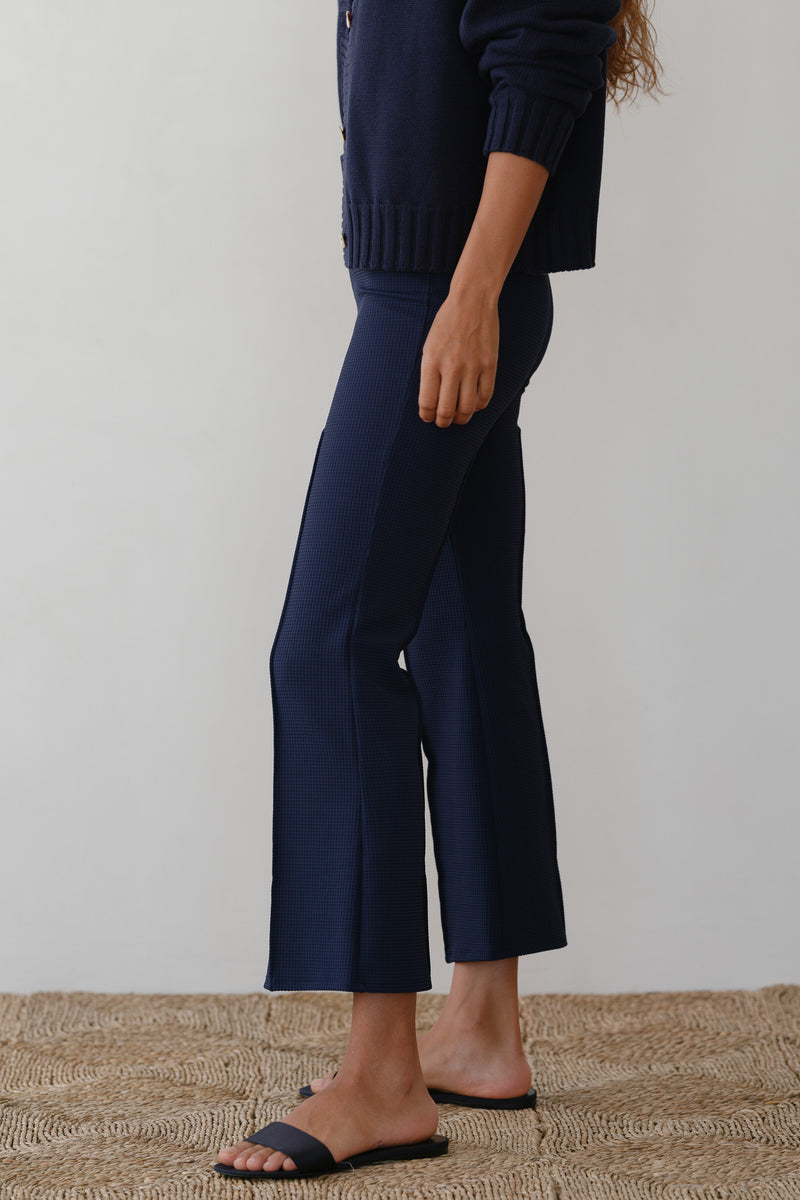 The Box Weave Stretch Kick Flare