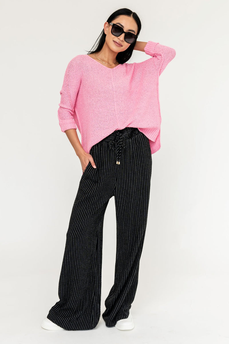 Maxwell Pant in Black Stripe - FINAL SALE