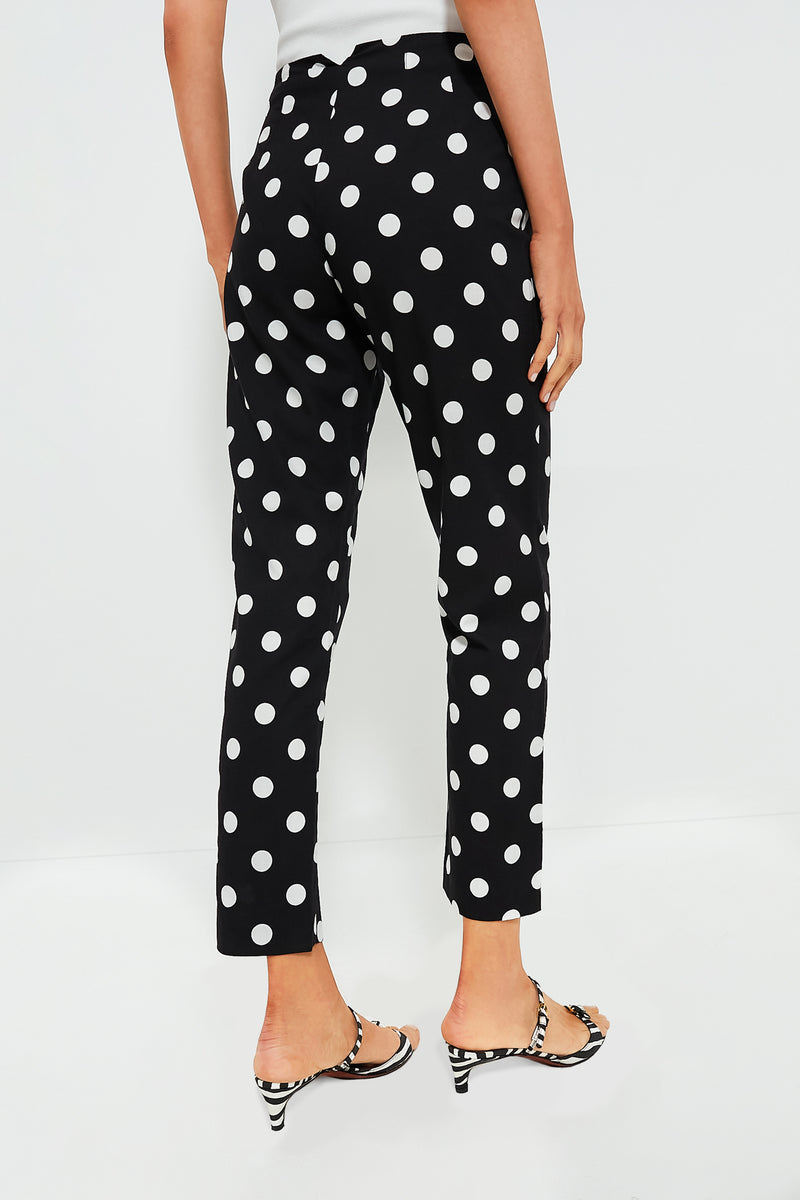 Black Polka Dot Elodie Pants
