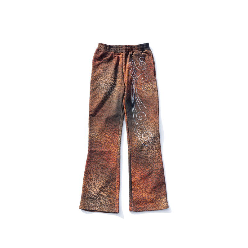 Cheetah rhinestone Pants