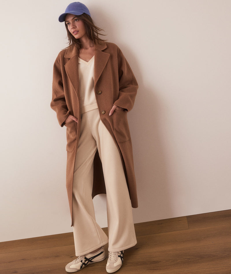 Cord Velour Wide Leg Pant