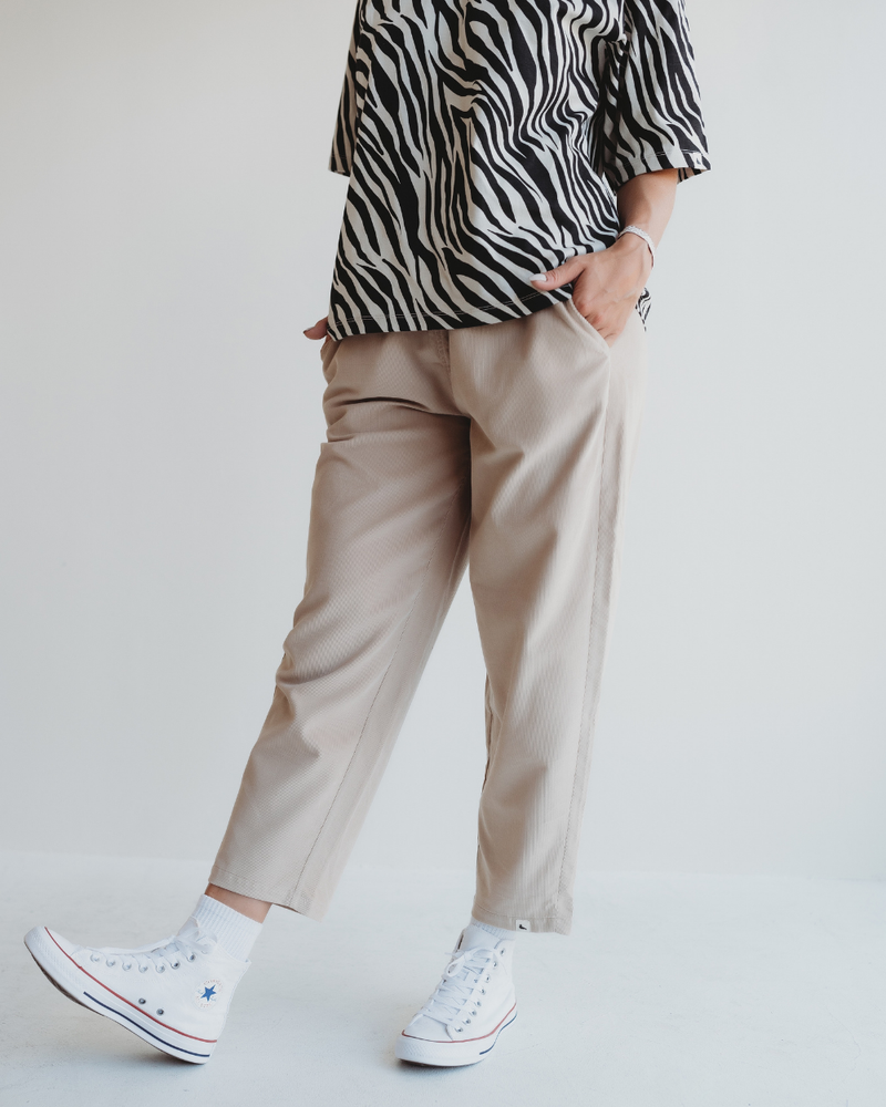 Kate Stone Corduroy Barrel Leg Trousers