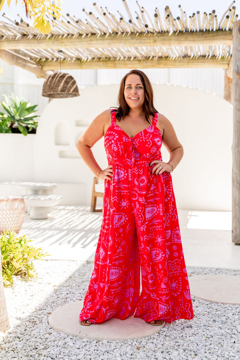 Christina Jumpsuit in Margie