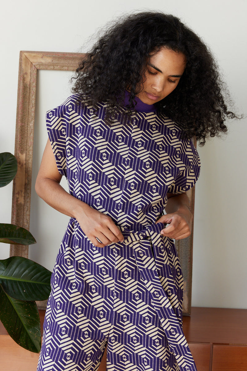 COMFY JUMPER | MAZE JACQUARD
