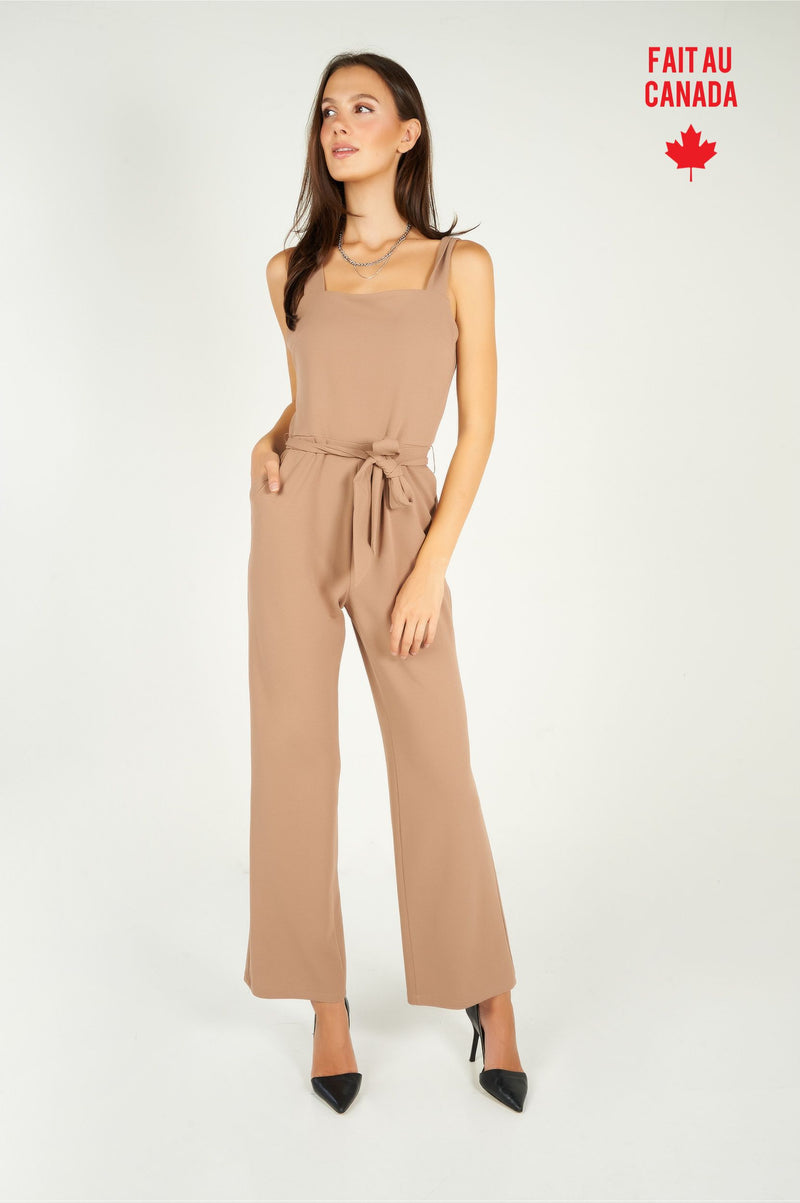 Square neck jumpsuit - ELIROSE-X1 - (R-C12)