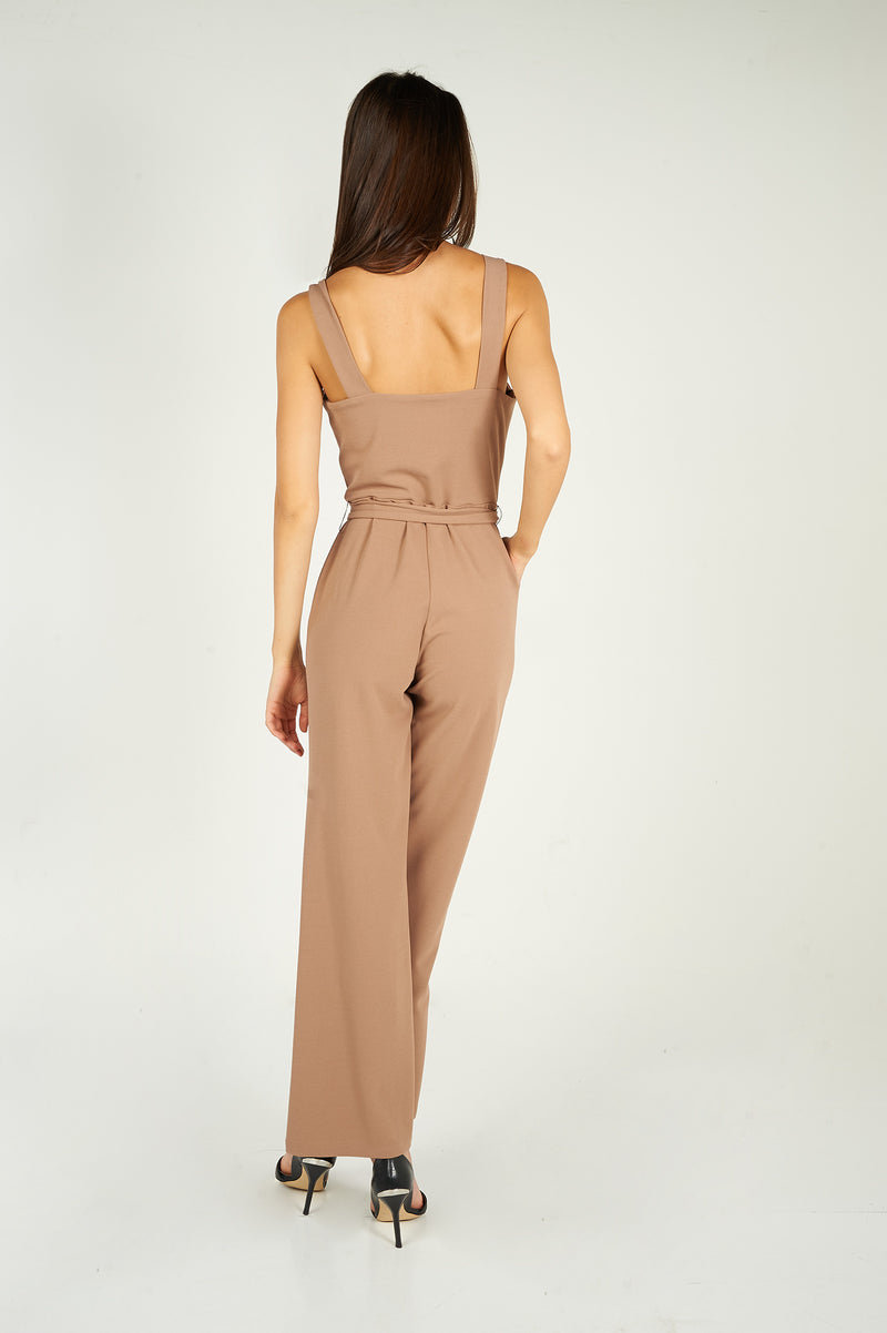 Square neck jumpsuit - ELIROSE-X1 - (R-C12)