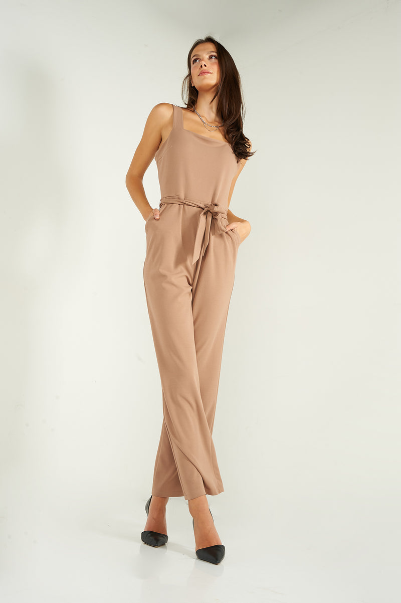 Square neck jumpsuit - ELIROSE-X1 - (R-C12)
