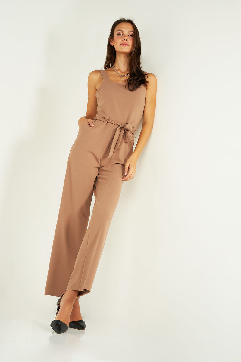 Square neck jumpsuit - ELIROSE-X1 - (R-C12)