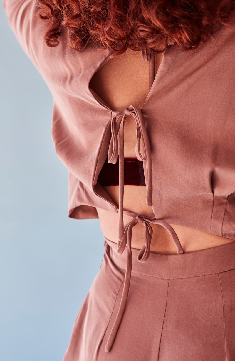 The Bringing Sexy Back ezp® Jumpsuit Rose Lyocell