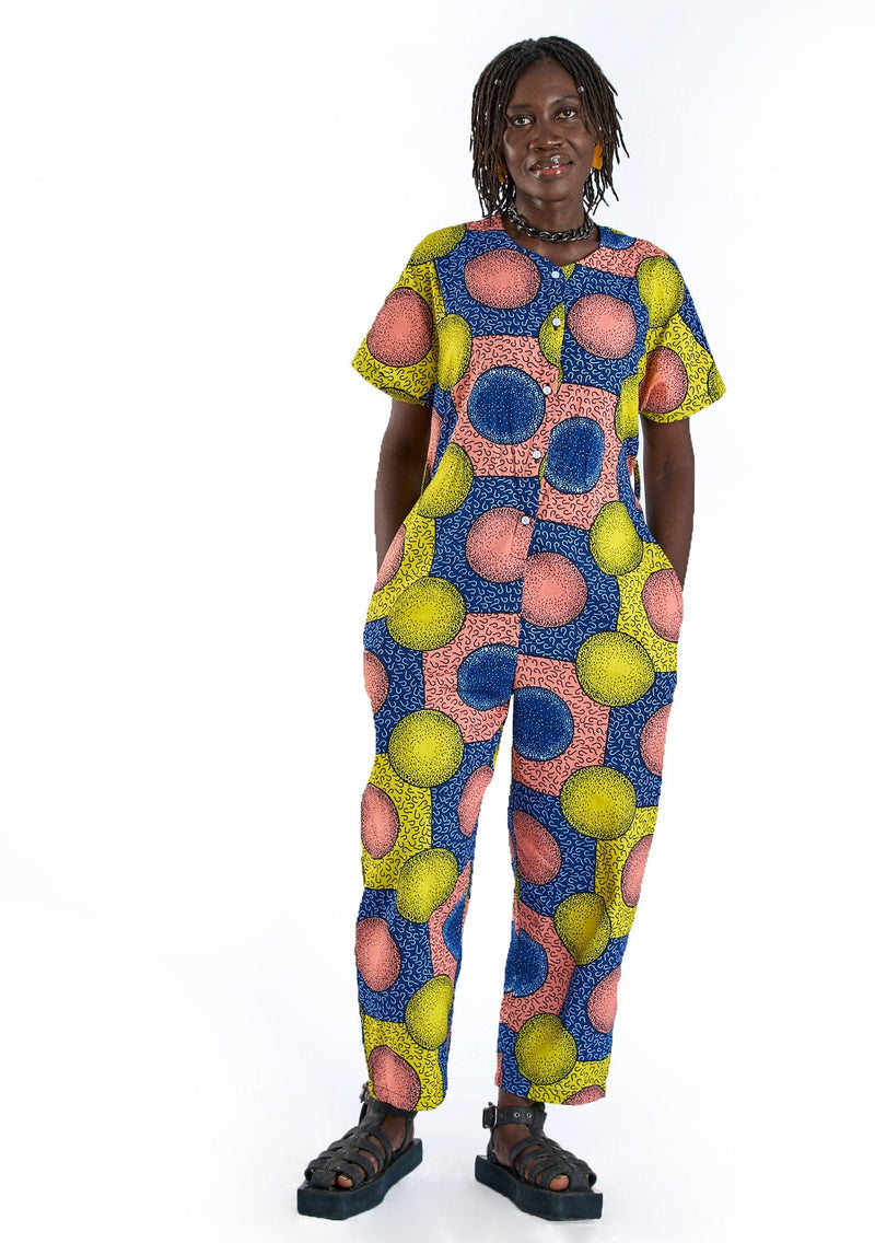 Short Sleeve Jumpsuit - Celestial
