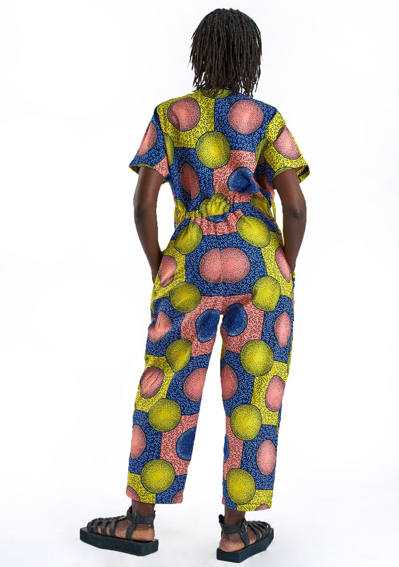 Short Sleeve Jumpsuit - Celestial