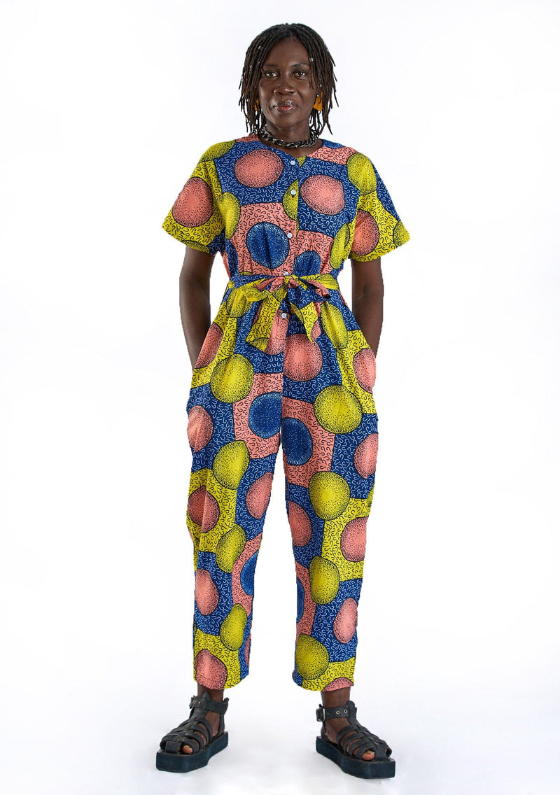 Short Sleeve Jumpsuit - Celestial