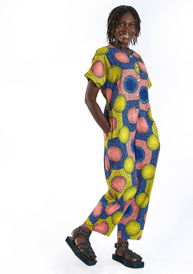 Short Sleeve Jumpsuit - Celestial
