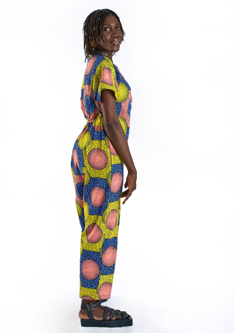 Short Sleeve Jumpsuit - Celestial