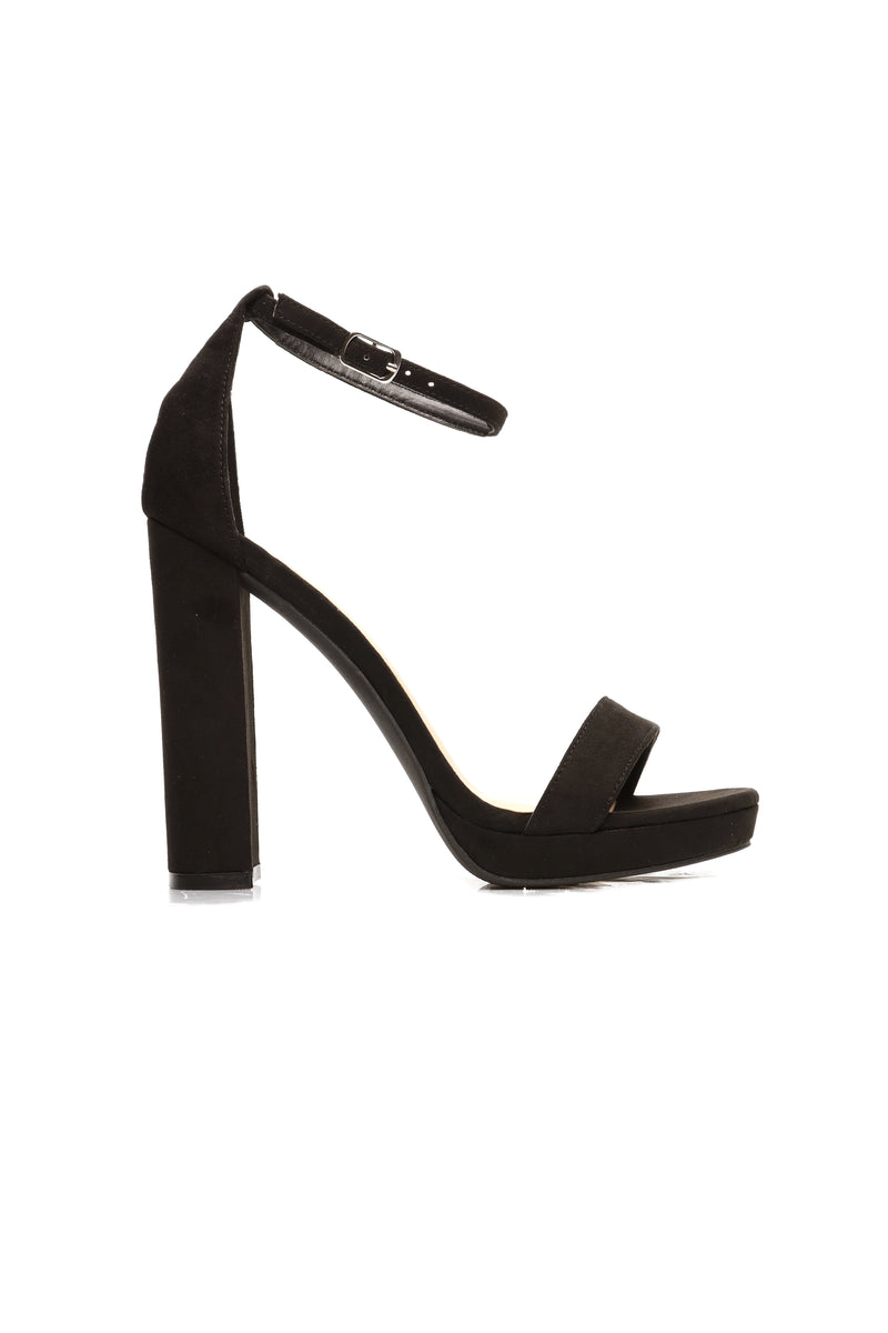 Your Biggest Fan Heels - Black