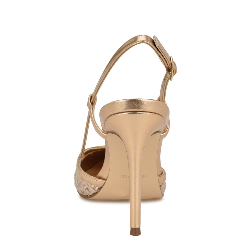 Floree Woven Slingback Pumps