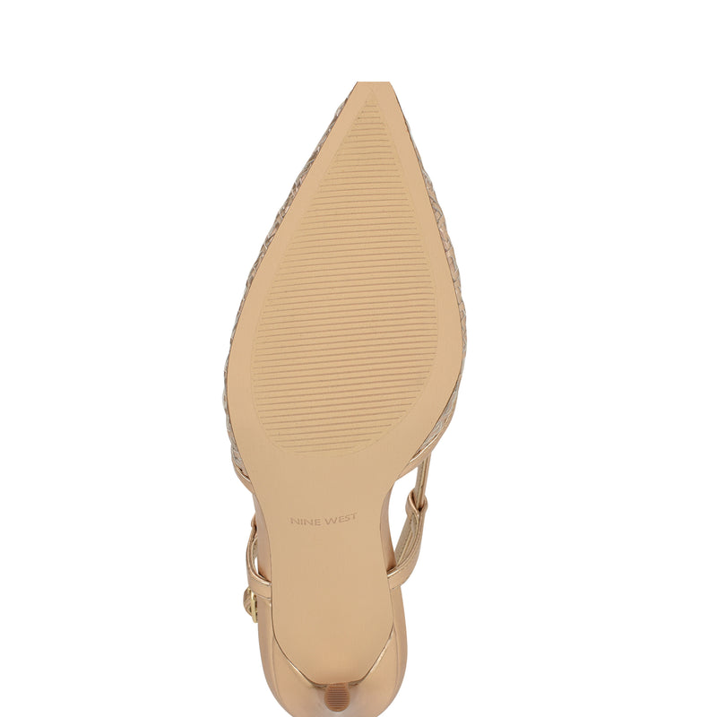 Floree Woven Slingback Pumps