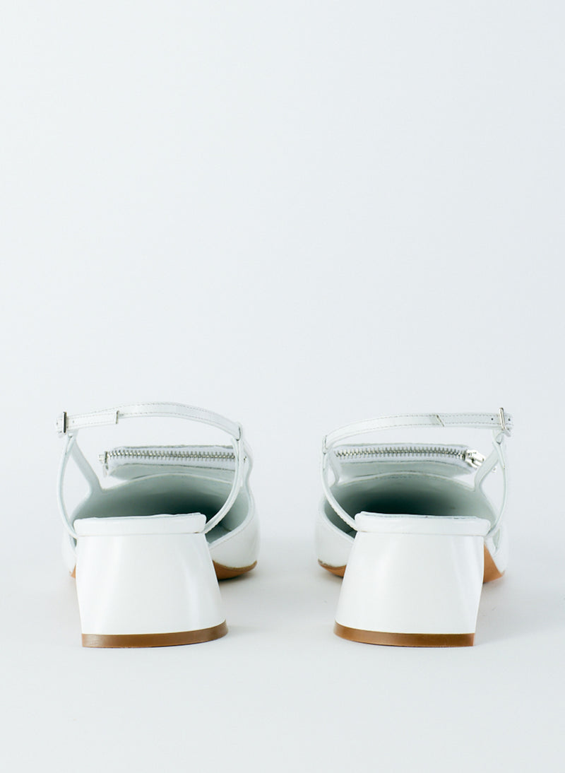 Croc Print Victor Slingback