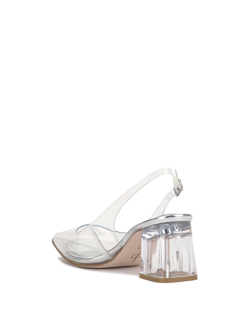 Syrina Slingback Pump in Clear