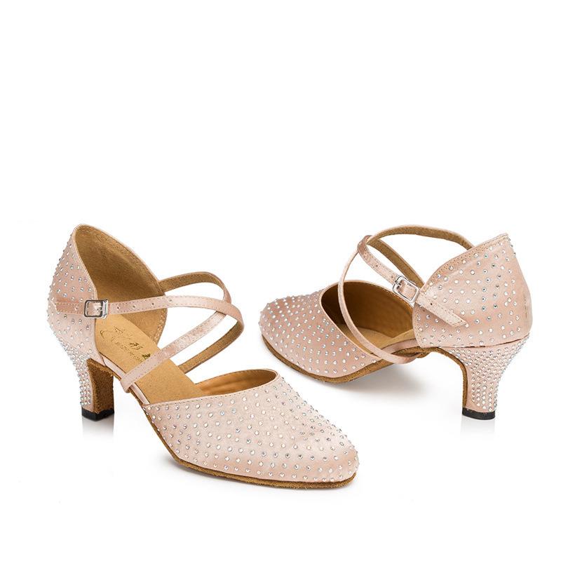 Women's Satin6cm/7.5cm Heels Ballroom Dance Shoes Modern Dance Shoes
