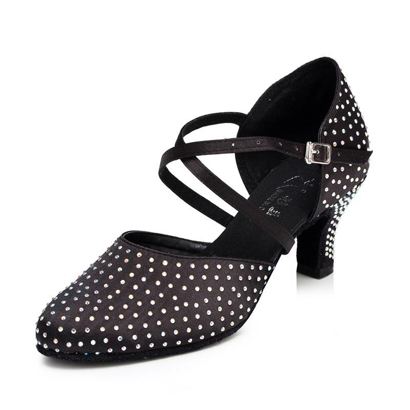 Women's Satin6cm/7.5cm Heels Ballroom Dance Shoes Modern Dance Shoes