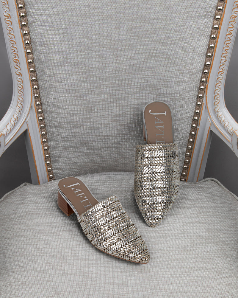 Aura Mule Silver