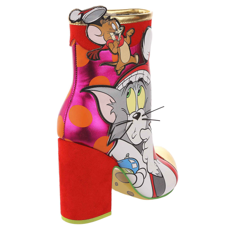 Irregular Choice Womens Tom & Jerry Stack of Presents High Heel