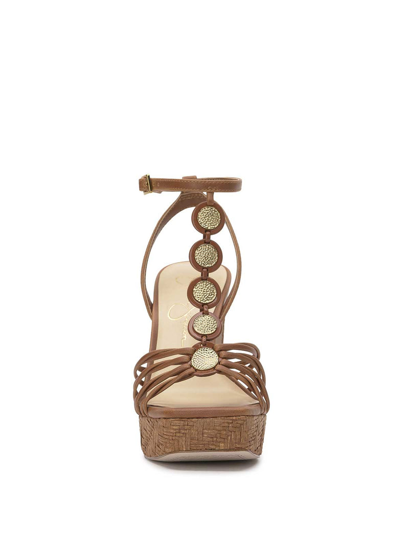 Colero High Heel Sandal in Western Tan