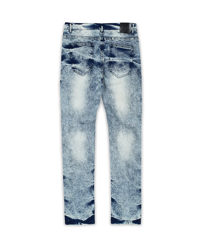 Plus Size Wright Medium Wash Moto Jeans