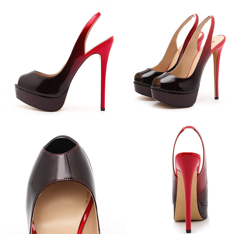 Mirage - Drag Queen Stiletto Sandals in different colors - Plus Size