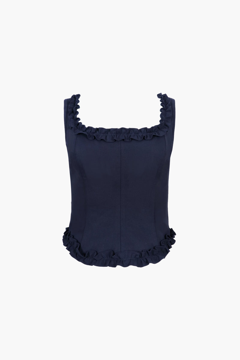 PIPER CORSET IN NAVY