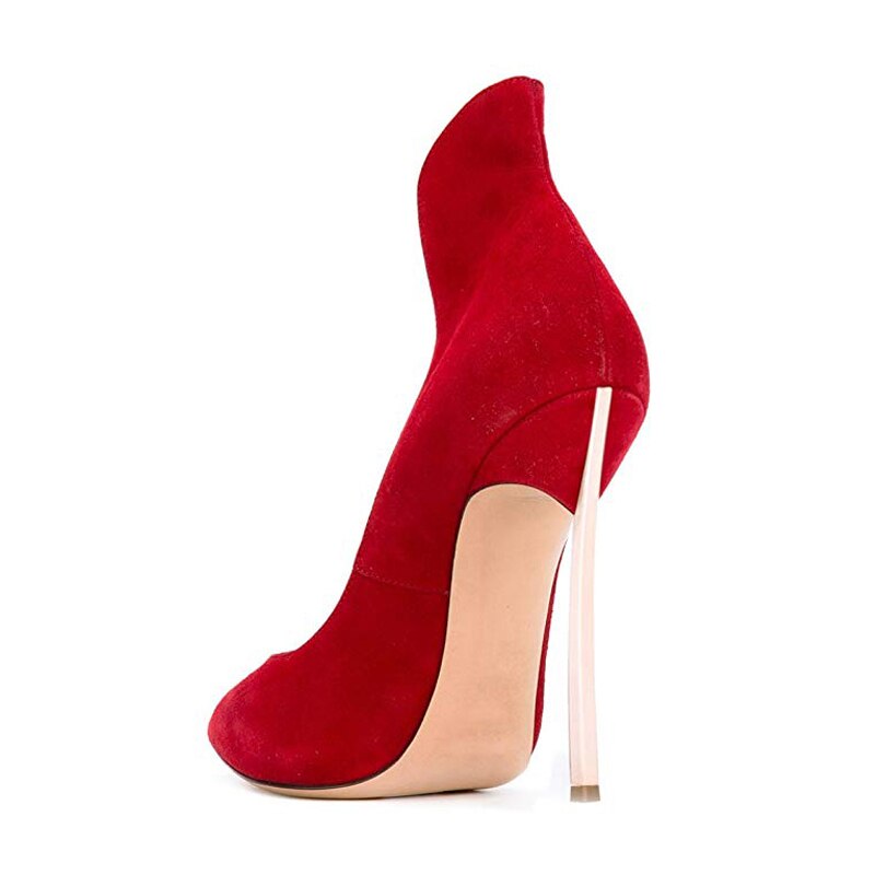 Red Fantasy - Drag Queen High Heels Sexy Pointed Toe Pumps - Plus Size