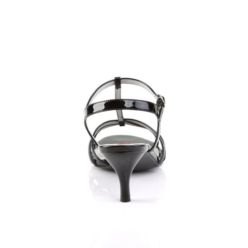 Kitten-06 Comfortable T-Strap Heels