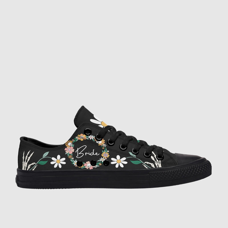 Goth Boho Bride Low Tops