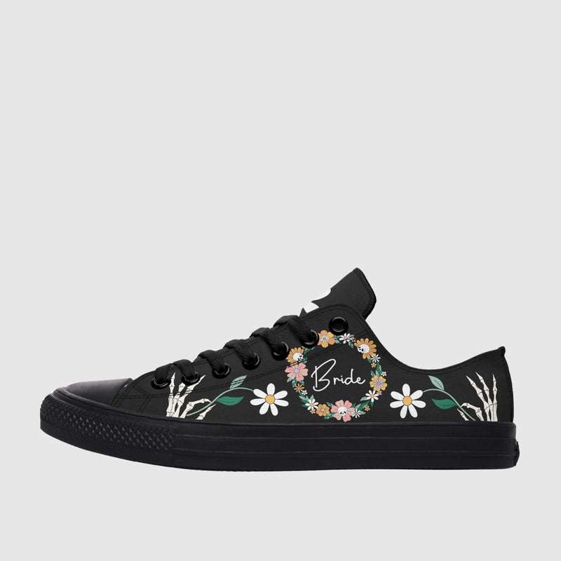 Goth Boho Bride Low Tops