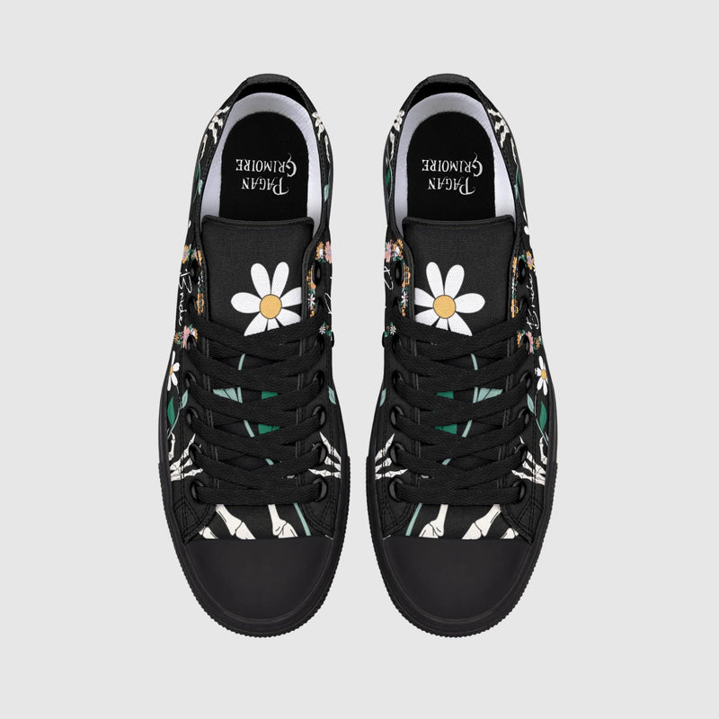 Goth Boho Bride Low Tops