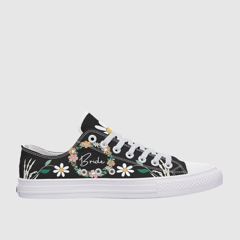 Goth Boho Bride Low Tops