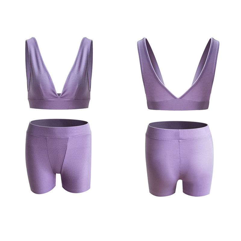 Plus Size 5XL Casual Skims Fitness Women Clothing Gym Seamless Legging Bra 2 piece Shorts Pants Yoga Sets