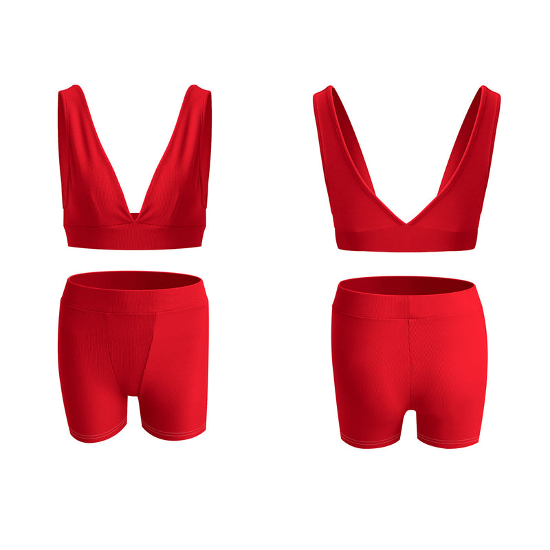 Plus Size 5XL Casual Skims Fitness Women Clothing Gym Seamless Legging Bra 2 piece Shorts Pants Yoga Sets