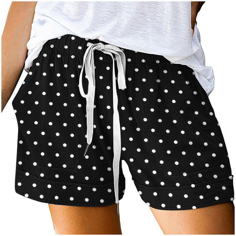 LRMQS shorts for women plus size with pockets Shorts for Women Trendy 2024 Casual Summer Drawstring Shorts with Pockets Beach Loose Elastic Waist Vacation Clothes Prime of Day Deals Today 2024