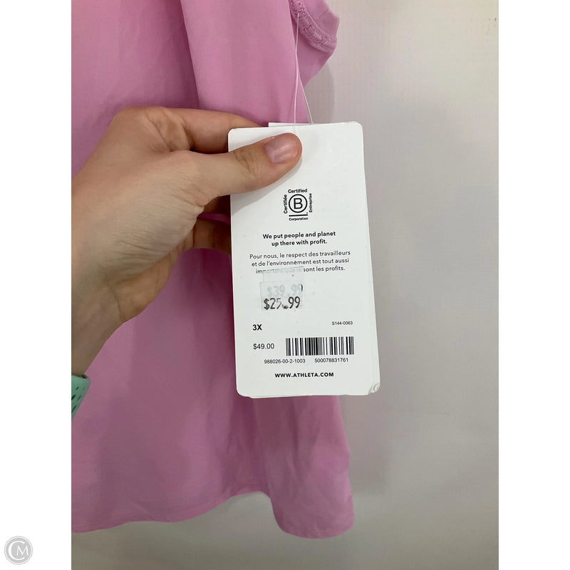 Athletic Tank Top By Athleta In Pink, Size: 3x
