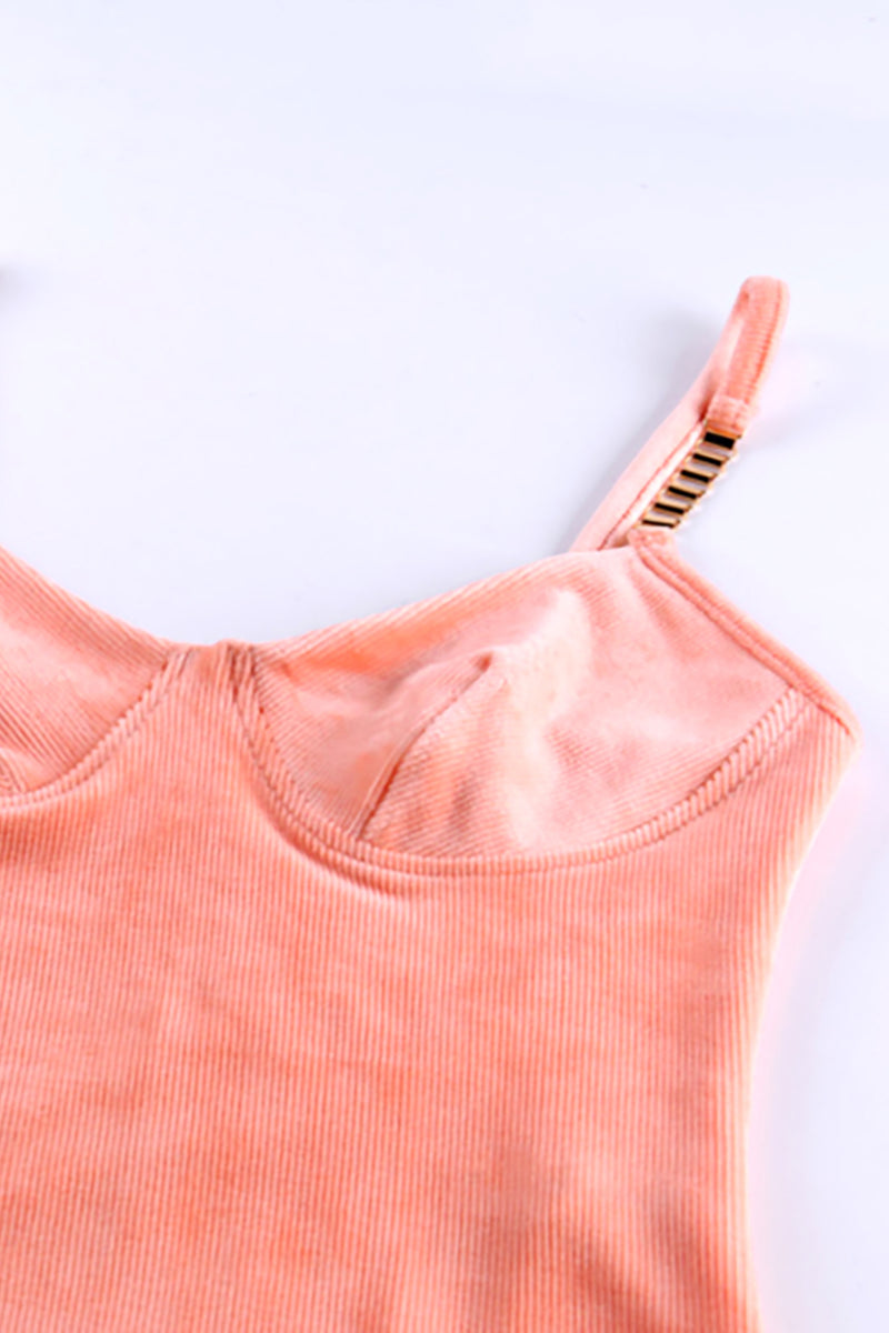 Sling All Seasons Corduroy Stretch bodysuit - Pale Pink