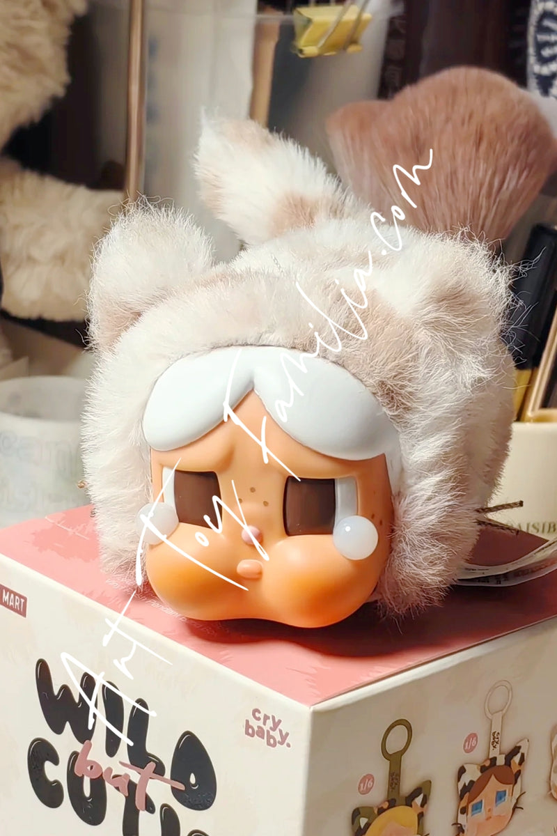 Crybaby Wild But Cutie Series Vinyl Plush Pendant - 豹豹猫猫系列搪胶毛绒挂件