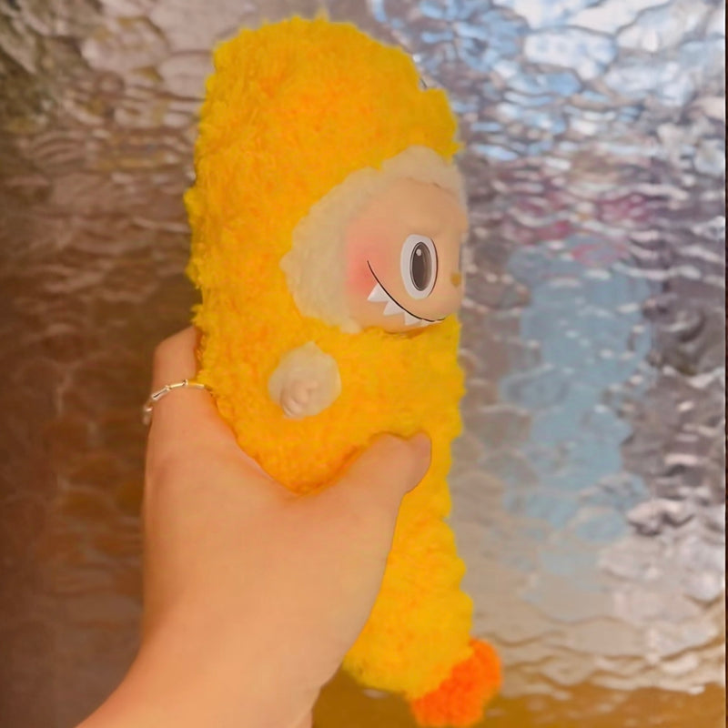 Doll Cloth Tempura Shrimp Ebi Fry Baby Handmade Jumpsuit For Labubu - 061