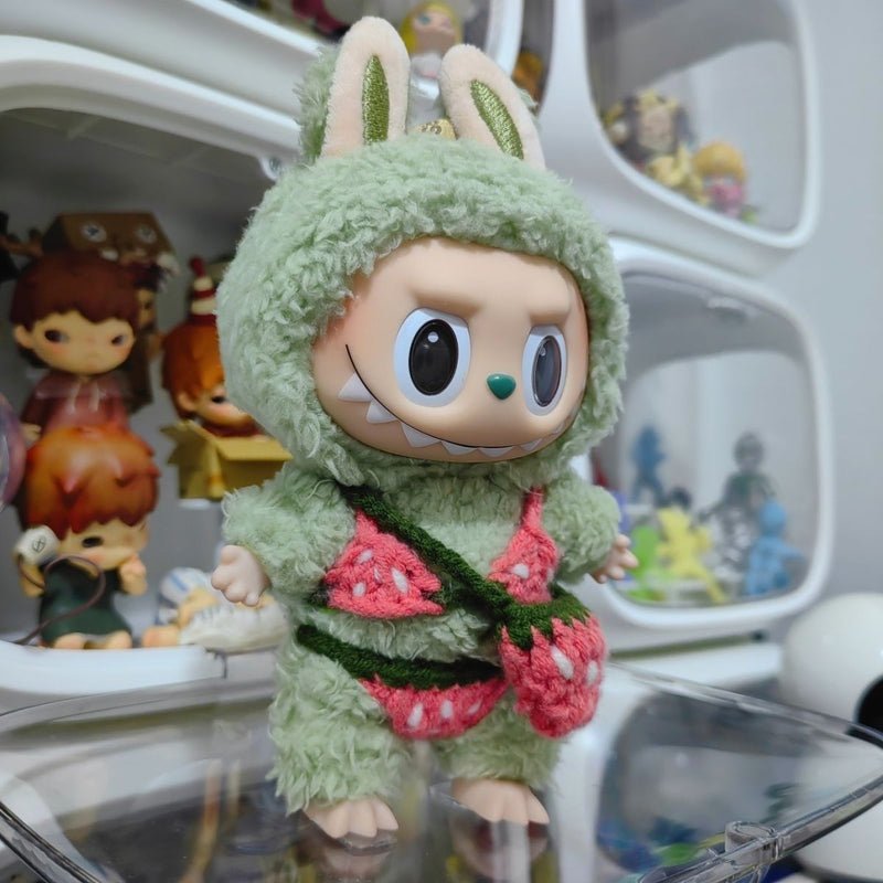 The Monsters Labubu Cloth Sweet Strawberry Knit Collection - 046
